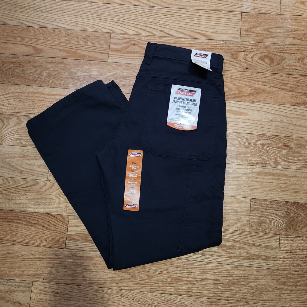 Dickies Pants Work Carpenter Mens Navy Size 32x30